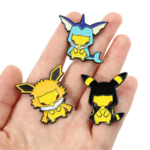 Épingles de revers en métal à faible MOQ, design dessin animé/anime, en stock, pas cher, épingles de chapeau personnalisées en émail souple - Product Image 6