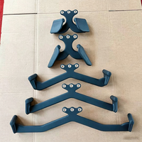Accessoires pour machine à câble de gym en acier, 5 pièces : Barre de tirage vertical multi-prise, Poignée de rame en V pour l'entraînement des muscles du dos