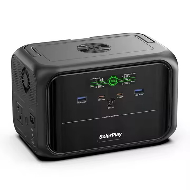 SolarPlay Q300 288Wh LFP Battery Portable Power Station with Hybrid Inverter and 30 Percent ITC Eligibility for US Home Backup