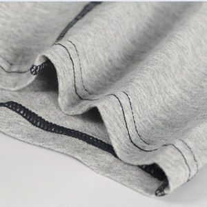 Calzoncillos bóxer de manga larga sin costuras con logotipo personalizado a la moda 95 algodón 5spandex ropa interior tejida para hombre Calzoncillos bóxer de pierna larga de malla - Product Image 2