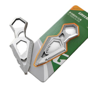 Outil multifonction écologique en acier inoxydable, 10 fonctions, porte-clés EDC, équipement compact pour l'extérieur - Product Image 5