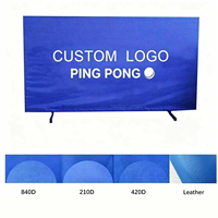 Venta al por Mayor de Fábrica, Marca Zhuoling, Barrera Portátil para Cancha de Tenis de Mesa, Oxford+Tubo Galvanizado, 140x75cm, Logotipo Personalizado