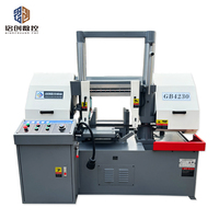 Scie à ruban semi-automatique horizontale de petite taille de qualité industrielle GB4230 Shandong Mingchuang, capacité de coupe 300x300