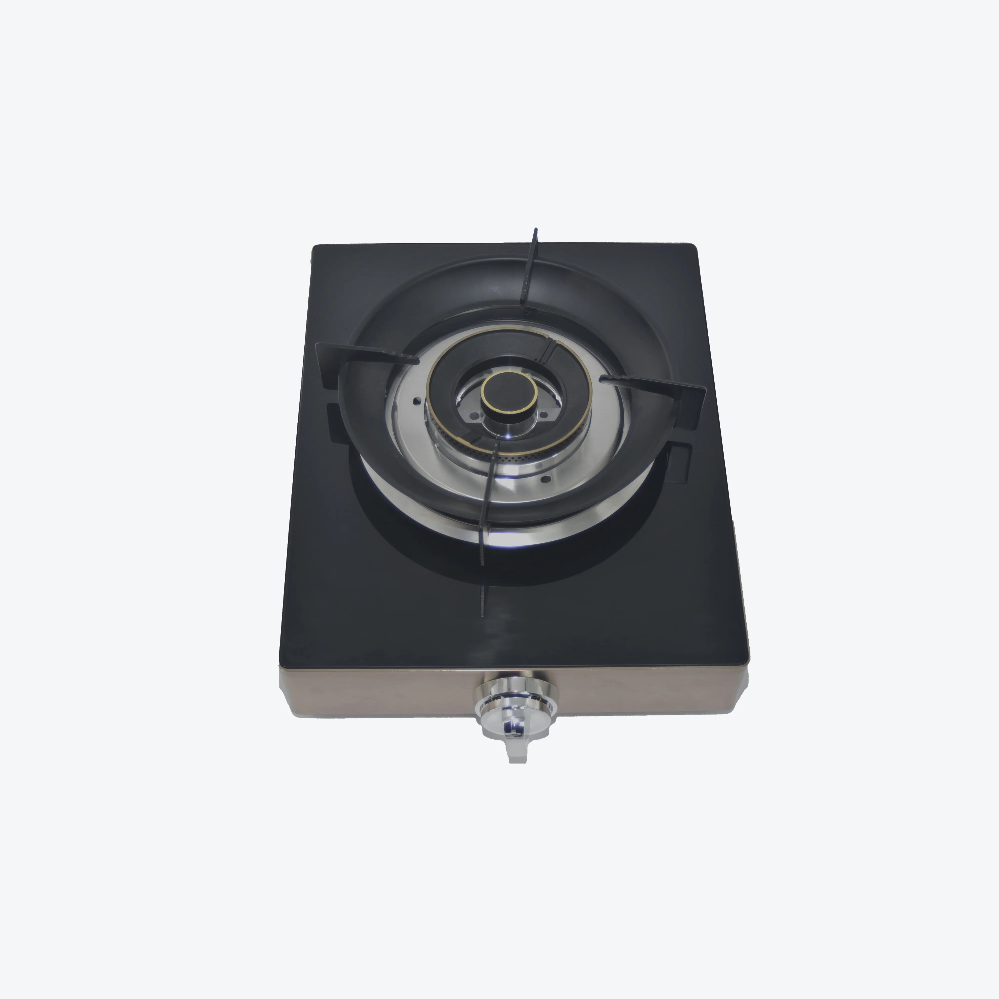 High-Power 1 Burner Commercial Gas Cooktop Unembroidered Steel Surface Stove Gas Burner Cup Battery Cup Surface Protection