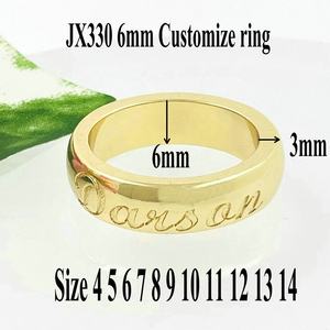 JX330パーソナライズされた卒業クラス結婚式の婚約誕生日記念日ジュエリーカスタムバンドリング女性男性子供男の子女の子ギフト - Product Image 2