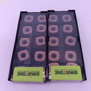 Insertos de fresado CNC de carburo recubiertos con CVD de alta alimentación OEM <span class=keywords><strong>SDMT</strong></span> SDMT120512 SDMT150512 - Product Image 6