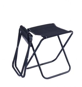 Outdoor Camping Bench Travel Folding <b>Stool</b> Hiking BBQ Steel Fishing Seat Ultra Small Lightweight Portable Courtyard Chair - Product Image 4