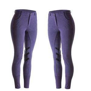 Culotte d'équitation élégante pour hommes Patch au genou en silicone Protection anti-UV antibactérienne et respirante Grande valeur Daim tendance - Product Image 5