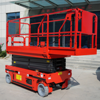 Plateforme élévatrice à ciseaux autopropulsée 10m 8m 12m, plateforme élévatrice à ciseaux hydraulique électrique mobile, plateforme de travail en hauteur mobile