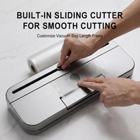 Mesin Vacuum Sealer Otomatis QH-998 Rumah Tangga & Komersial Ergonomis Layar Sentuh Satu Sentuhan -65kPa 130W 3L/mnt