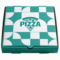 Boîtes à pizza miniatures de type tiroir, biodégradables, impression offset, design personnalisé, emballage en papier de qualité alimentaire, fournisseur en gros