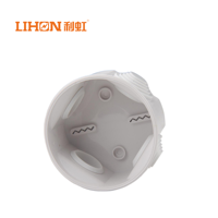 Boîtier de jonction étanche en plastique PC, boîte de distribution d'alimentation intérieure/extérieure, boîte de scellement de câbles IP55 pour la surveillance