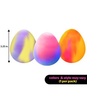 Jouet Squishy Personnalisé en Forme d'Œuf en PU à Remontée Lente, Anti-Stress, Changeant de Couleur, Vente en Gros OEM, Jouet Sensoriel - Product Image 5