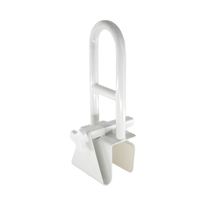 Bathtub <b>Grab</b> <b>Bar</b> White Non Drilling Safety Rail For Elderly Pregnant Bathroom Support 150 Kg Load Capacity - Product Image 3