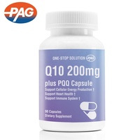 Marque privée Booster immunitaire à base de plantes Supplément Coq10 Supplément Q10 Coq10 200Mg Capsule dure