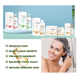 Produit de haute qualité nourrissant biotine kératine collagène shampooing cheveux shampooing et revitalisant et masque et cheveux <span class=keywords><strong>Oll</strong></span> - Product Image 3