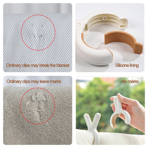 Wholesale New Eco-Friendly Reusable Plastic Laundry Clip Powerful Bedsheet Airing Clips Windproof <b>Beach</b> Towel Clothes Peg - Product Image 3