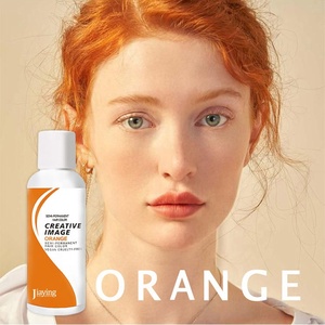 OEM vente en gros de perruques de cheveux humains teintées colorées <span class=keywords><strong>bleu</strong></span> argent crème coloration semi-permanente - Product Image 4