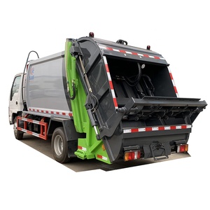 Camion à ordures compacté 4x2 <span class=keywords><strong>6m3</strong></span> Camion de collecte des déchets Dimensions avec châssis japonais - Product Image 4