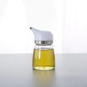 Cooking Tools Tritan Top 140ml Glass Jar Storage Container Sauce Vinegar And Oil Bottle