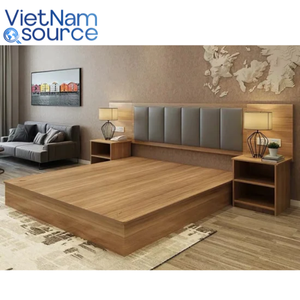 Diseño de muebles modernos Material de madera Muebles de hotel Muebles de madera Dormitorios de hotel en el mercado de EE. UU.-Fábrica de fuente de Vietnam - Product Image 1