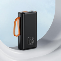 Nouvelle mise à niveau du produit, batterie externe portable durable PD 66W à charge rapide avec affichage numérique LED pour smartphone intelligent