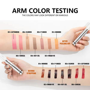 TK Meilleures Ventes Rouge à Lèvres Peel-Off 7 Couleurs, Teinte Mate, Gloss à Lèvres Peel-Off, Waterproof, Non-Transfert, Hydratant, Crayon à Lèvres Peel-Off - Product Image 4