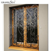 Diseño Moderno de Rejas de Acero Integradas para Ventanas de Seguridad en el Hogar