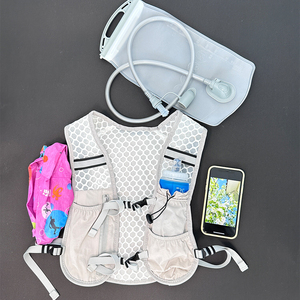 Mochila Ultraligera <span class=keywords><strong>para</strong></span> Senderismo y Correr, <span class=keywords><strong>Chaleco</strong></span> de Hidratación y Almacenamiento Manos Libres Ultrafino <span class=keywords><strong>para</strong></span> Correr, Riñonera de Hidratación - Product Image 3
