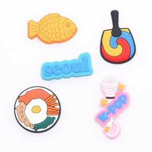 Breloques en PVC drapeau de Chicago, Illinois, avec boucle décorative pour sabots <span class=keywords><strong>femme</strong></span> - Vente en gros - Product Image 4