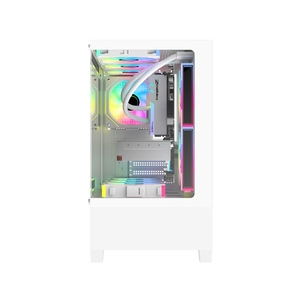 Nueva tendencia de JNP al por mayor, sistema de refrigeración de agua de vidrio templado, carcasa de fuente de alimentación, funda para ordenador gamer - Product Image 6