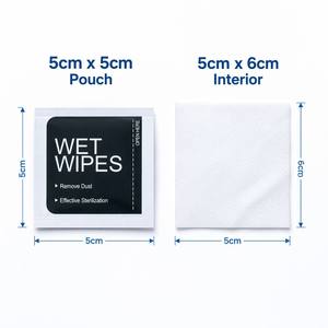 Lingettes nettoyantes pour écrans, individuelles, format poche, en microfibre, sans peluches, logo personnalisé OEM, utilisation multi-surfaces - Product Image 6