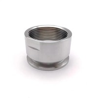 KF16 KF25 KF40 KF50 Kf Virole à filetage intérieur sous vide Bride à vide en acier inoxydable BSP Adaptateur de joint à filetage externe