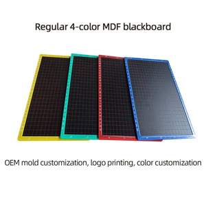<span class=keywords><strong>Tableau</strong></span> d'écriture et de <span class=keywords><strong>peinture</strong></span> double face en MDF portable pour enfants petit <span class=keywords><strong>tableau</strong></span> <span class=keywords><strong>noir</strong></span> avec cadre de couleur en plastique - Product Image 2
