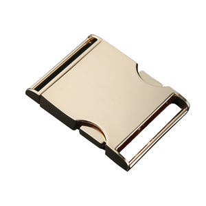Side Release Buckle Alloy Adjustable <b>Webbing</b> Buckle For Bags Durable Hardware Accessory Gold Black Silver - Product Image 4