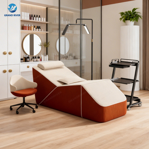 سرير تمديد الرموش المنحني ذو قدرة تحمل عالية، سرير تدليك للوجه والجمال، طاولة تجميل للاستخدام في صالونات التجميل - Product Image 6