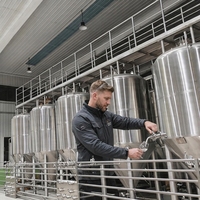 Cuve de Fermentation Conique en Acier Inoxydable 2000L 3000L 5000L avec Enveloppe Chauffante pour Brassage