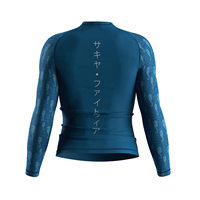 Rashguard pour hommes avec un design élégant, protection UV et technologie de séchage rapide, chemise de compression pour hommes, Rashguard Bjj