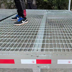 Línea de Producción de Rejillas de Acero Galvanizado por Inmersión en Caliente para Barandillas, Placa de Acero Prensado de Alta Resistencia, Precio Directo de Fábrica - Product Image 3