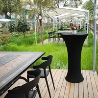 Meilleur prix pour une nappe de table haute de qualité supérieure, nappes rondes en spandex pour les événements de mariage et de fête