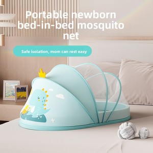 Lit d'appoint portable pour bébés <span class=keywords><strong>et</strong></span> nourrissons, pliable, avec moustiquaire, style dessin animé, vente en gros d'usine/OEM - Product Image 3