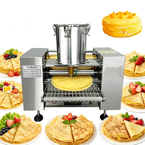 Machine à crêpes efficace en acier inoxydable, chauffage rapide pour restaurant, machine à blini russe, facile à nettoyer, gain de temps - Product Image 1