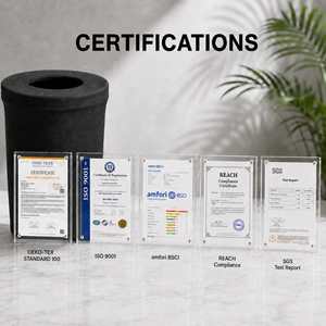 Commercial Spandex Trash Can Cover Fitted Fabric Waste Bin Cover for Restaurants Catering and Hospitality Supply - Product Image 5