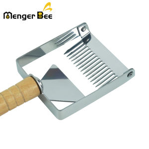 Herramientas de apicultura de 17 agujas al por mayor, cuchillo de madera para destapar peine de miel, raspador de cera para destapar con mango de madera - Product Image 3