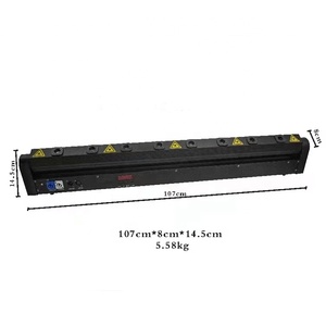 Luce commovente di matrice della barra del Laser <span class=keywords><strong>LED</strong></span> di scansione di animazione di colore pieno/rosso degli occhi di 180W RGB 8 per la manifestazione del Club del DJ - Product Image 3