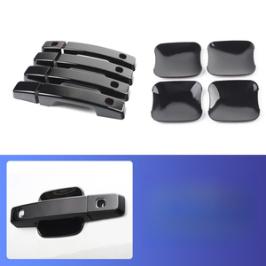Manijas de puerta de coche estilo cuenco, delanteras y traseras, derecha e izquierda, negras, exteriores, para Land Rover Defender 110 2020-2025 - Product Image 2