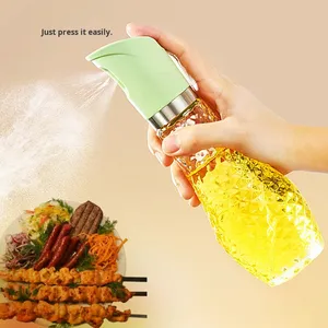 Bouteille pulvérisateur d'<span class=keywords><strong>huile</strong></span> d'olive créative en verre réutilisable 2-en-1 de 260 ml pour cuisine et barbecue - Product Image 4