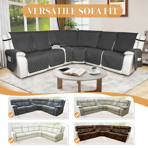 Áo phủ ghế <span class=keywords><strong>sofa</strong></span> màu xanh xám nhạt chống trơn trượt, tiết kiệm chi phí, dành cho ghế đơn, khu vực tiếp khách, chống đổ, bền, thân thiện với trẻ em - Product Image 6