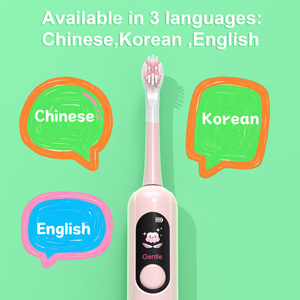 Cepillo de <span class=keywords><strong>Dientes</strong></span> Sónico Personalizado con Pantalla, Logotipo, Color y Diseño de Dibujos Animados, IPX7, Sensor de Presión Inteligente - Product Image 6
