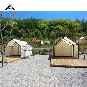 Casa Prefabricada Pequeña, Hotel al Aire Libre, Safari, Carpa de Glamping Impermeable, Carpa de Camping Familiar de Lujo, Una Habitación, 2-4 Personas, 4 Estaciones - Product Image 3